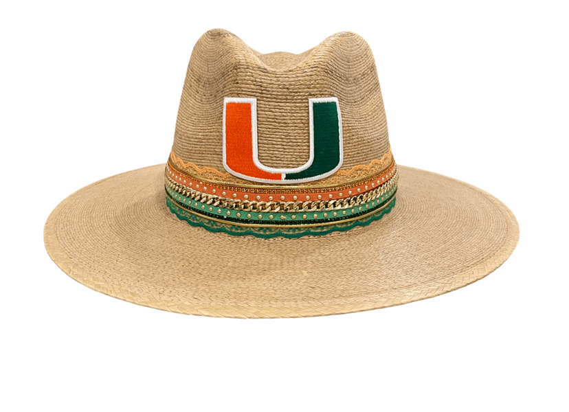 Hurricanes Custom Straw Hat